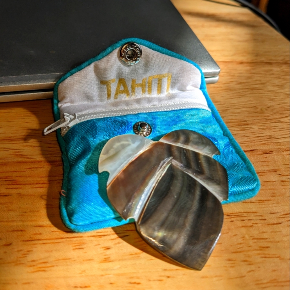 TAHITIAN MOTHER OF PEARL PIN